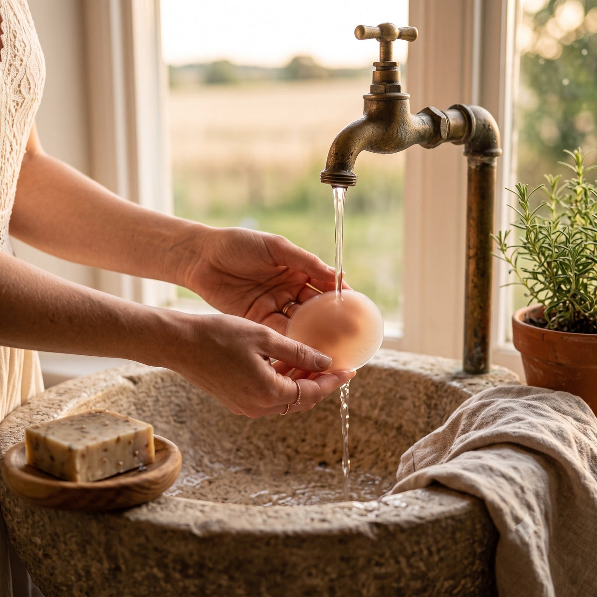 Lavage facile à l'eau tiède, réutilisable